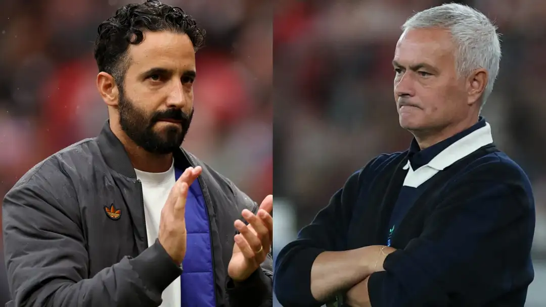 Ruben Amorim insists Man Utd are 'my only club' as he reacts to Jose Mourinho's appointment at Benfica after links with two-time European champions